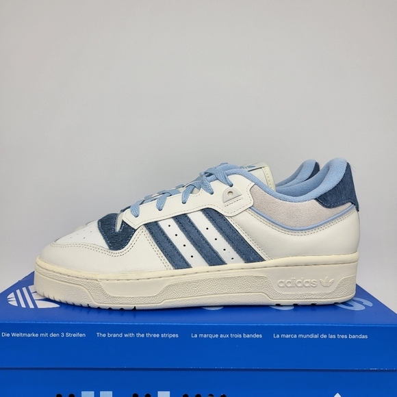 adidas Other - New Adidas Rivalry Low 86 'Off White Clear Sky Pony-Hair' Men's Shoes Size 10
